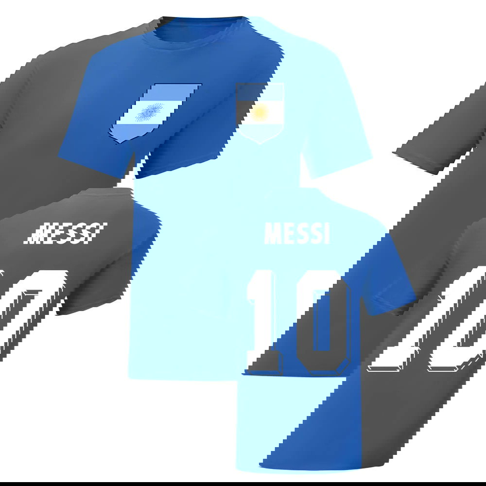 Lionel Messi Argentina National Hero Tee (Blue)