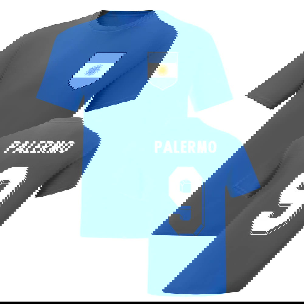 Martin Palermo Argentina National Hero Tee (Blue)
