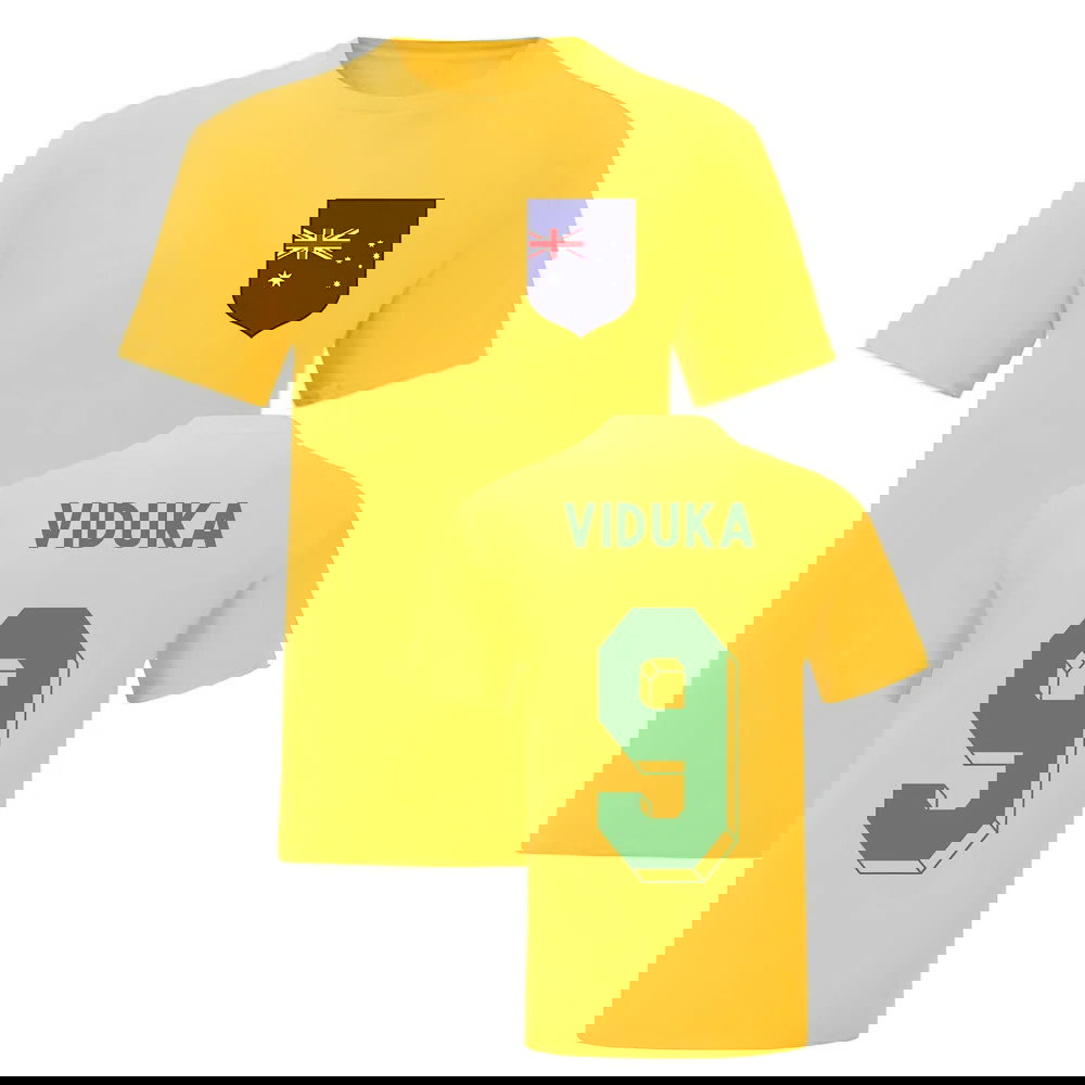 Mark Viduka Australia National Hero Tee (Yellow)