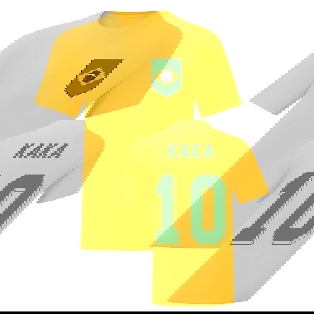 Kaka Brazil National Hero Tee\'s (Yellow)
