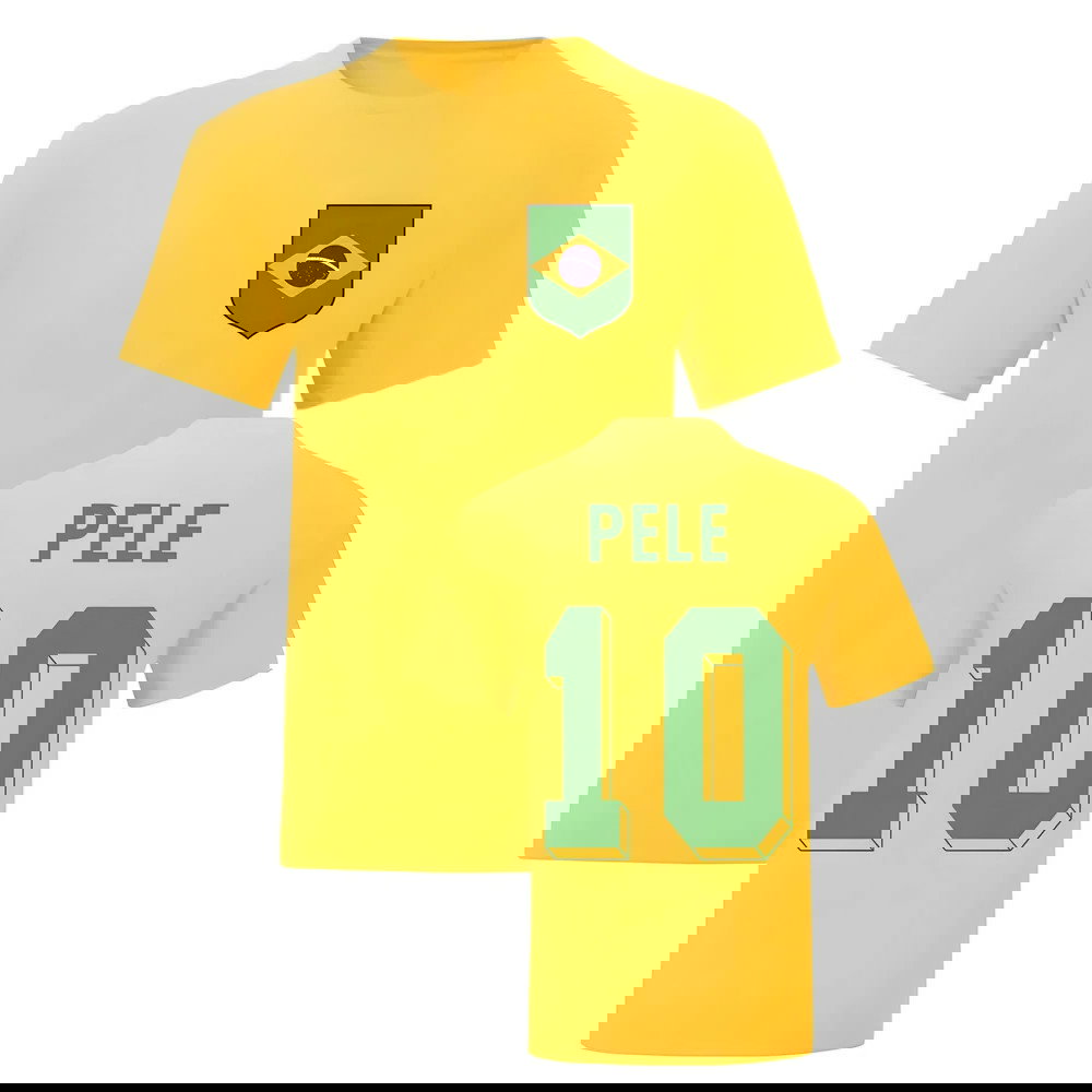 Pele Brazil National Hero Tee\'s (Yellow)