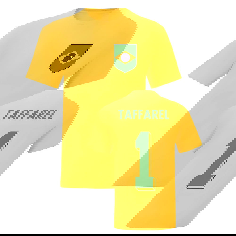 Taffarel Brazil National Hero Tee\'s (Yellow)
