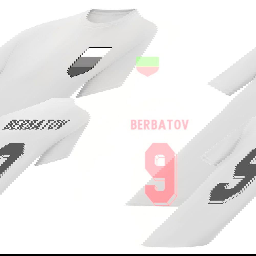 Dimitar Berbatov Bulgaria National Hero Tee (White)