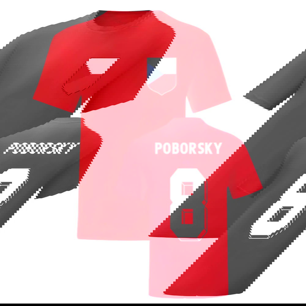 Karel Poborsky Czech Republic National Hero Tee\'s (Red)