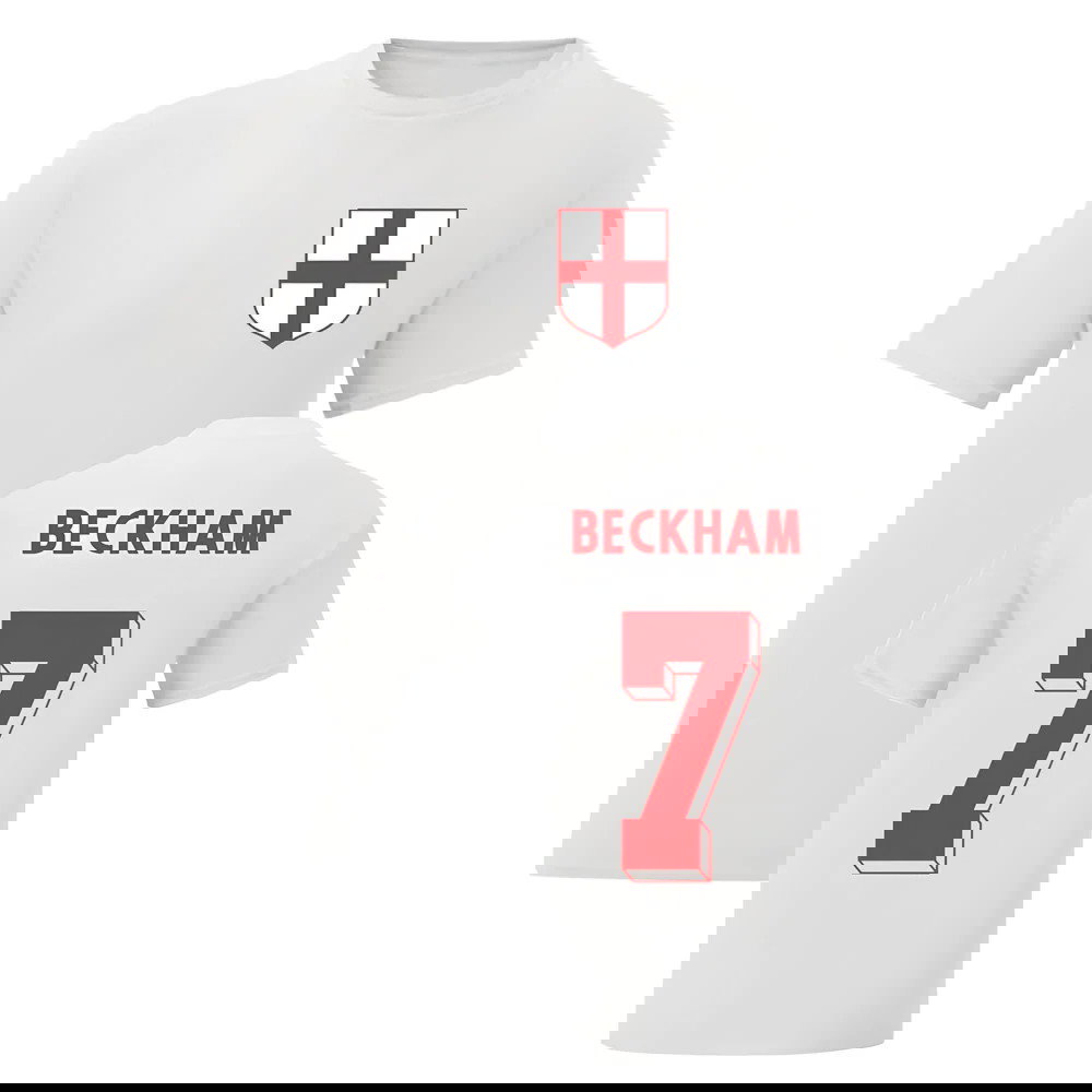 David Beckham England National Hero Tee (White)