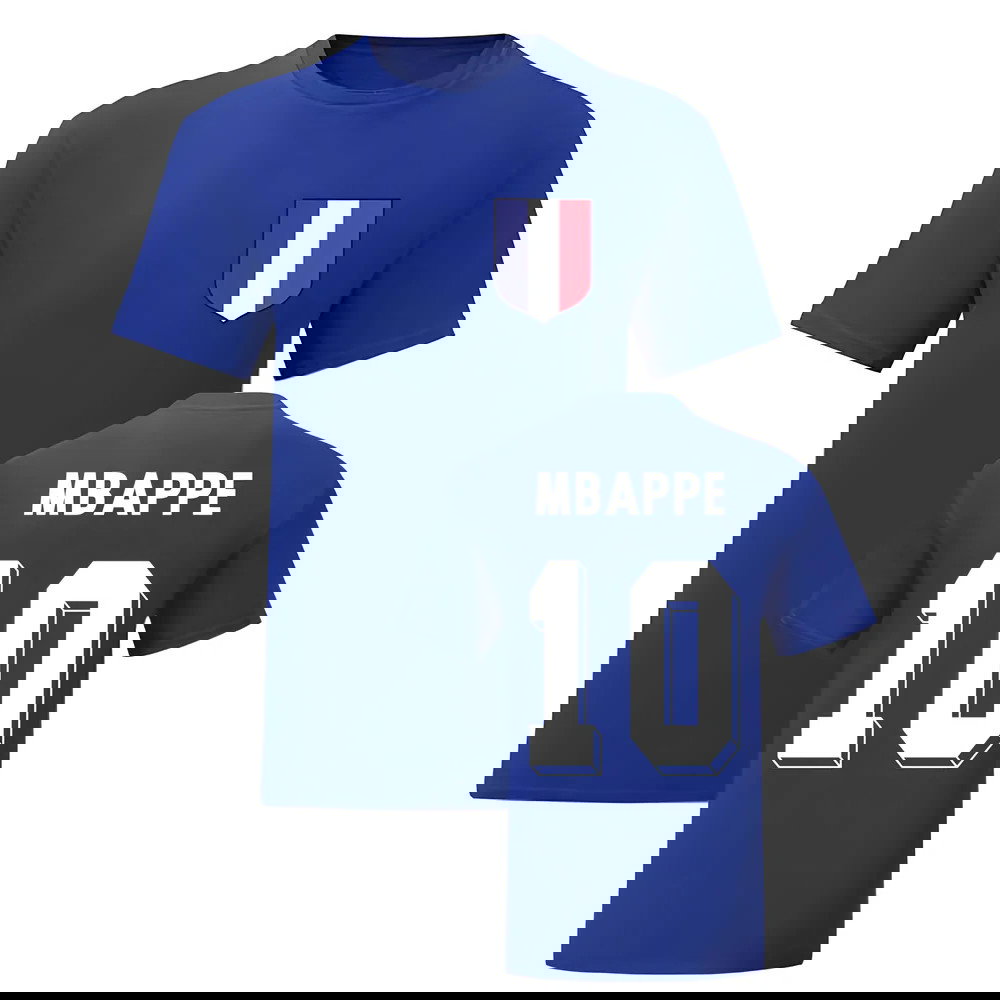 Kylian Mbappe France National Hero Tee\'s (Blue)