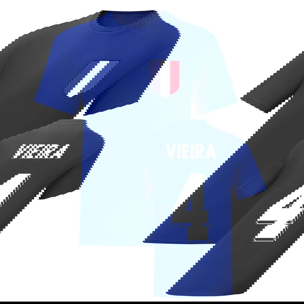 Patrick Vieira France National Hero Tee\'s (Blue)