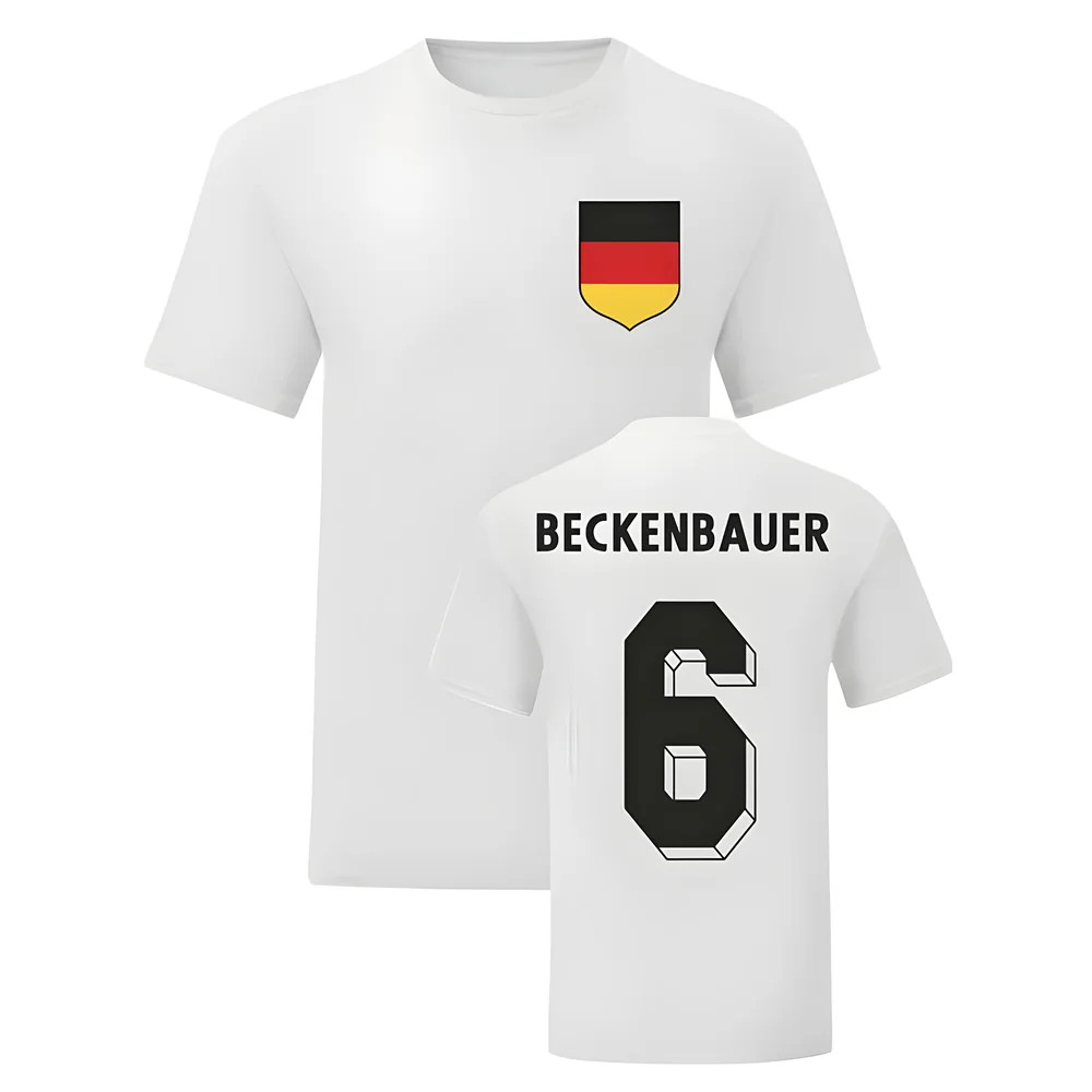 Franz Beckenbauer Germany National Hero Tees\'s (White)