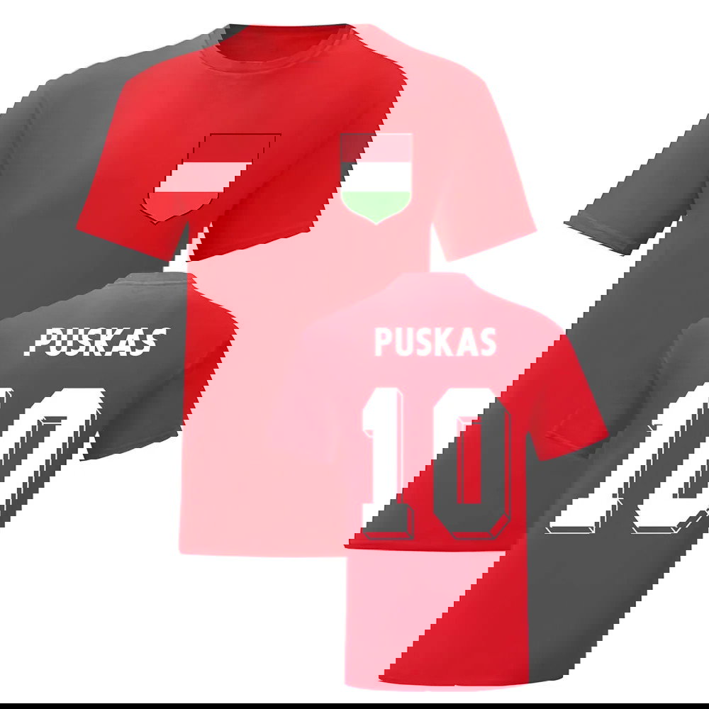 Ferenc Puskas Hungary National Hero Tee (Red)