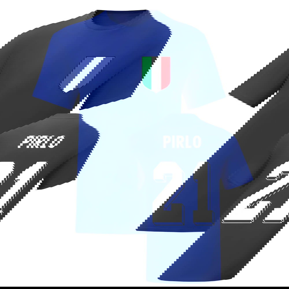 Andrea Pirlo Italy National Hero Tee\'s (Blue)