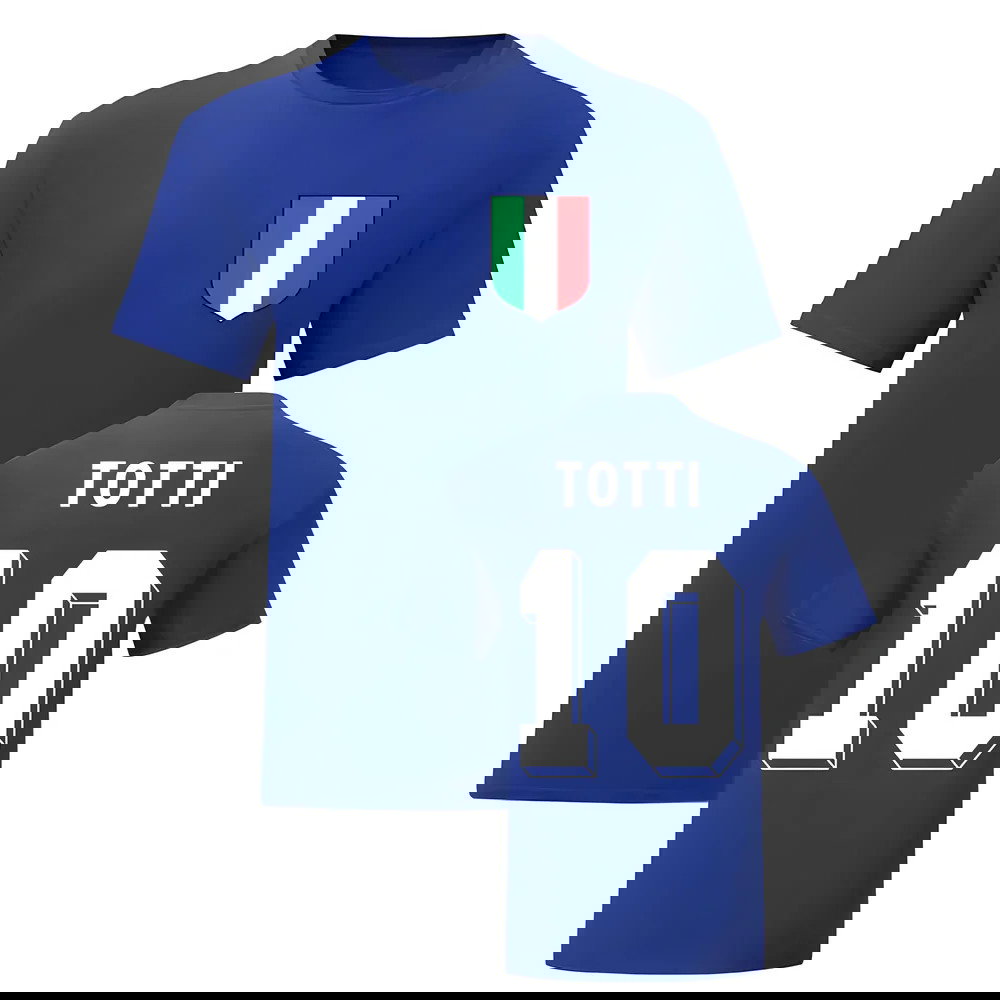 Francesco Totti Italy National Hero Tee\'s (Blue)