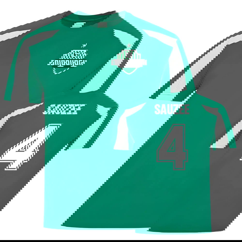 Franck Sauzee Hibs Sports Training Jersey (Green)