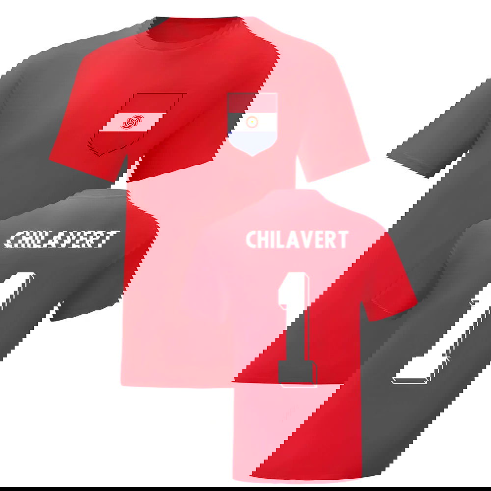 Jose Luis Chilavert Paraguay National Hero Tee (Red)