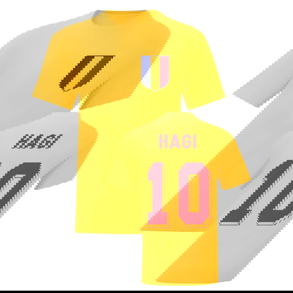 Gheorghe Hagi Romania National Hero Tee (Yellow)