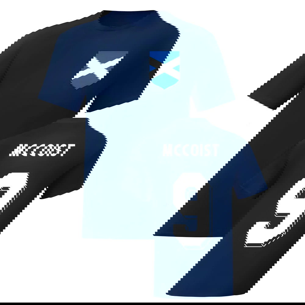 Ally McCoist Scotland National Hero Tee (Navy)