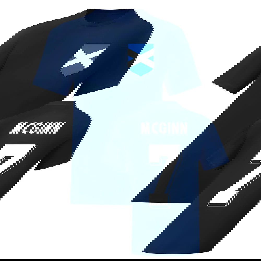 John McGinn Scotland National Hero Tee (Navy)