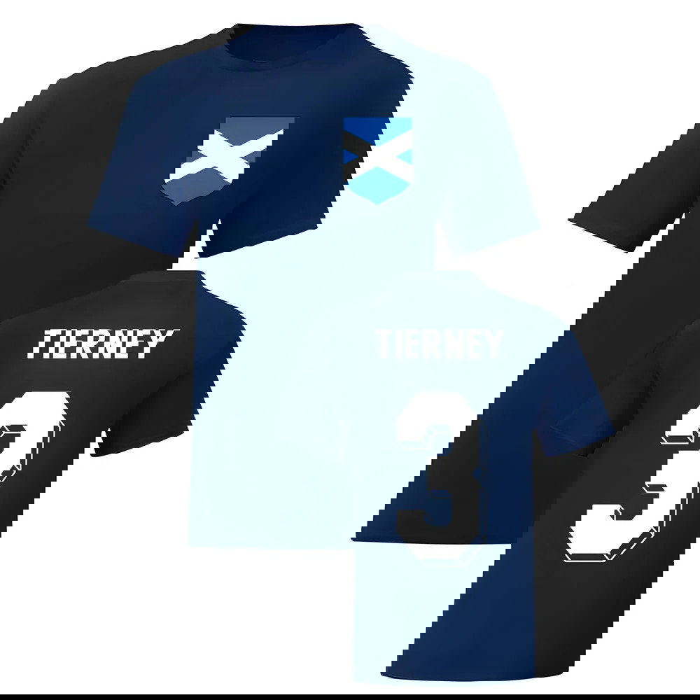 Kieran Tierney Scotland National Hero Tee (Navy)