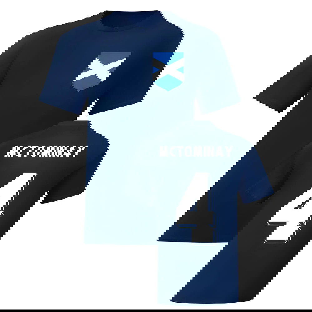 Scott McTominay Scotland National Hero Tee (Navy)