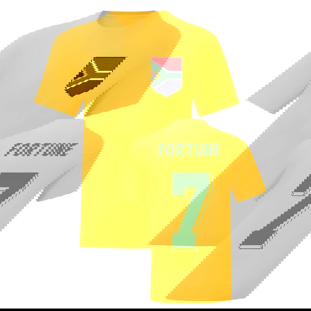 Quinton Fortune South Africa National Hero Tee (Yellow)