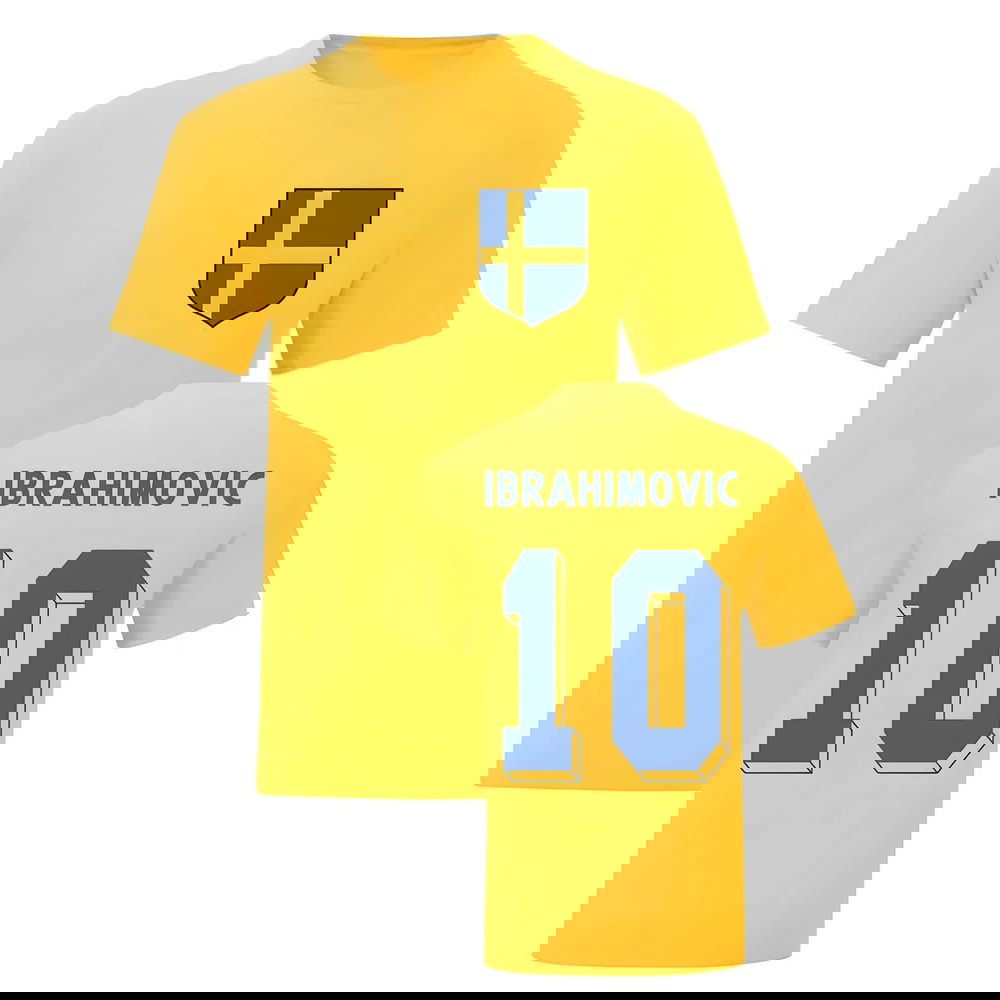 Zlatan Ibrahimovic Sweden National Hero Tee (Yellow)