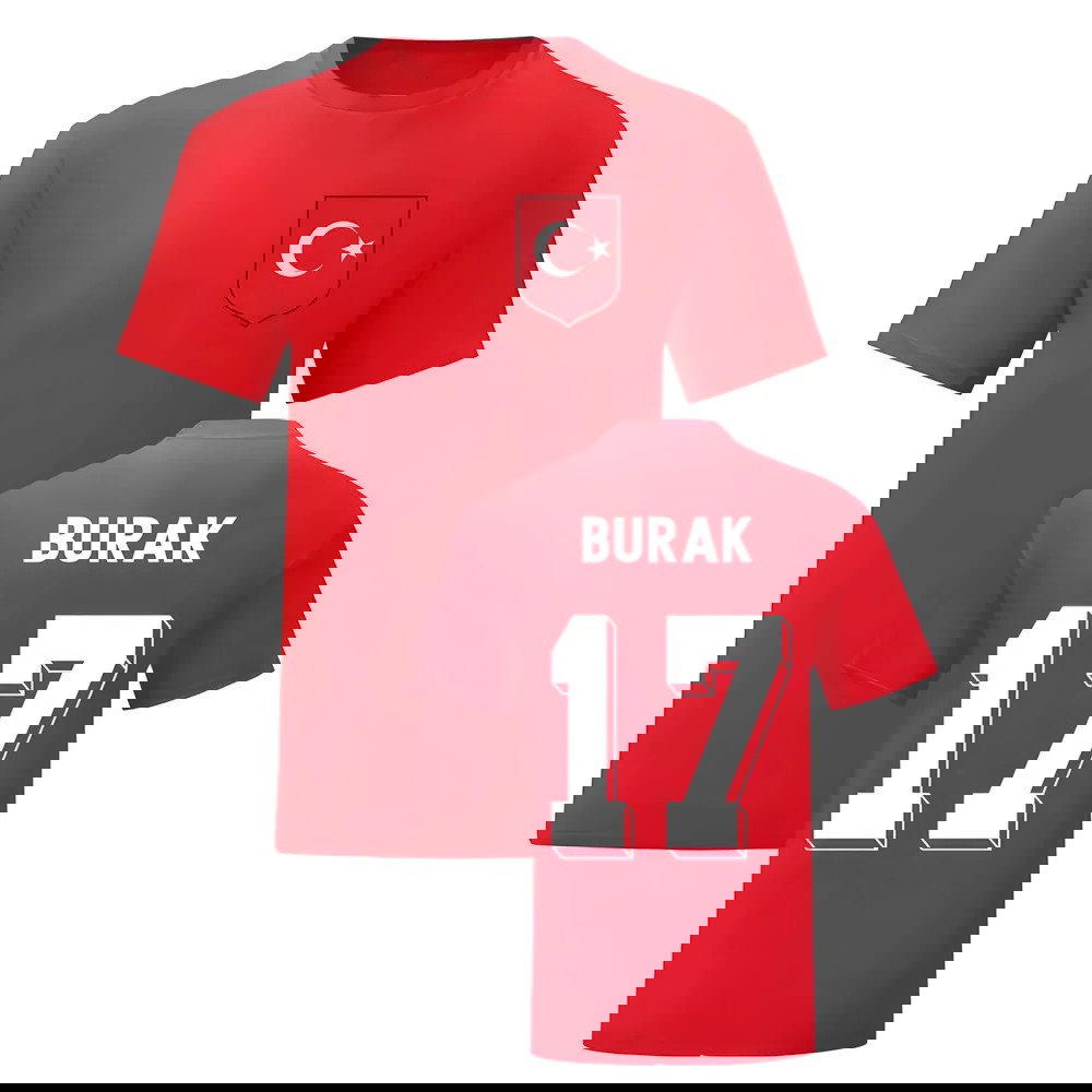 Burak Yilmaz Turkey National Hero Tee (Red)