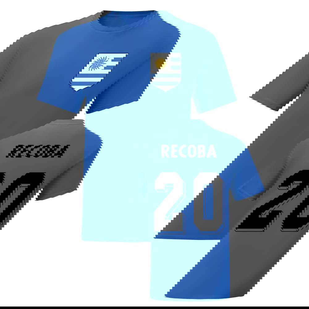 Alvaro Recoba Uruguay National Hero Tee (Blue)