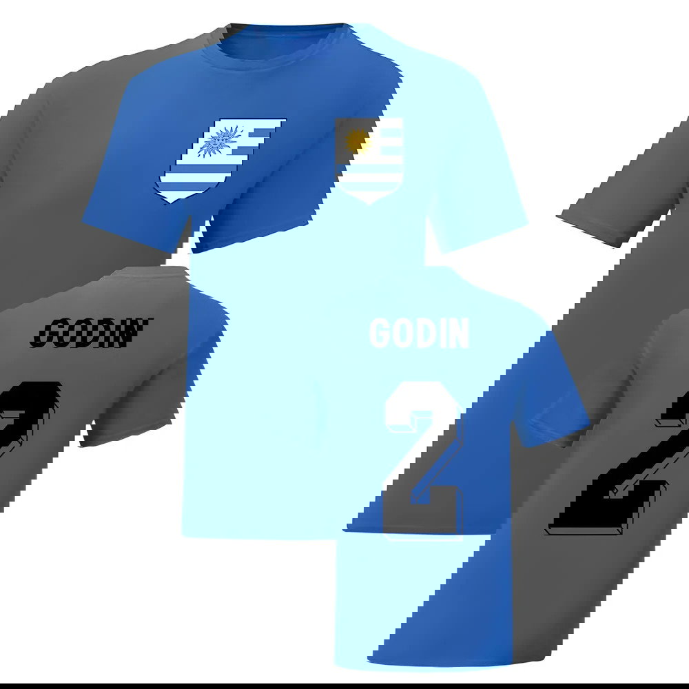 Diego Godin Uruguay National Hero Tee (Blue)