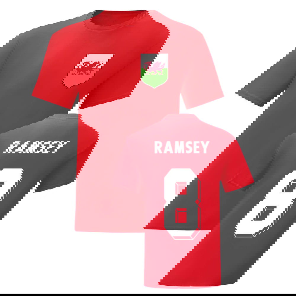 Aaron Ramsey Wales National Hero Tee (Red)