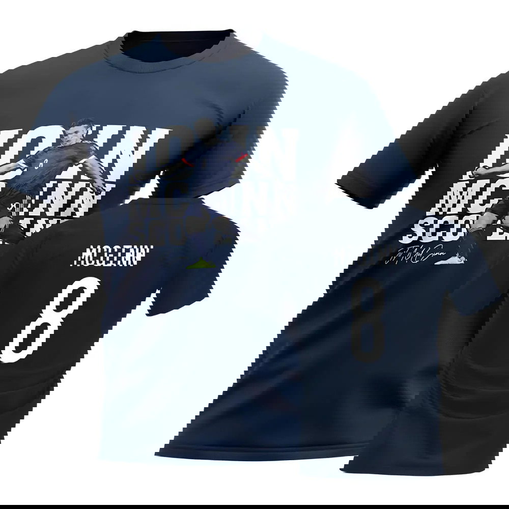 John McGinn Scotland Player Tee (Navy)