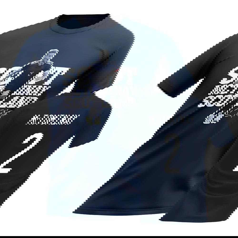 Scott McTominay Scotland Player Tee (Navy)