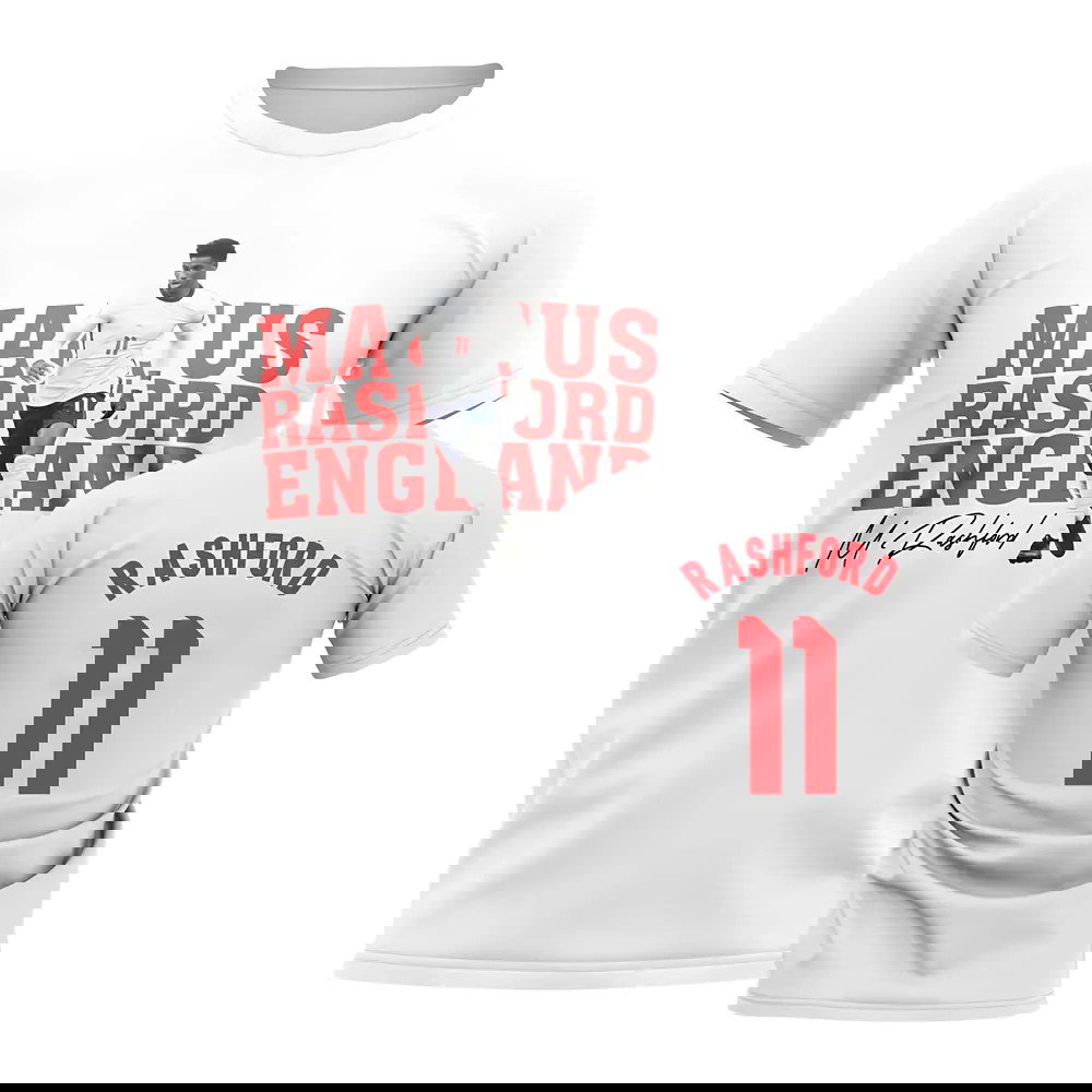 Marcus Rashford England Player Tee (White)