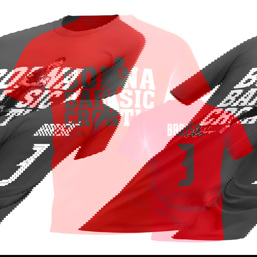 Borna Barisic Croatia Player Tee (Red)