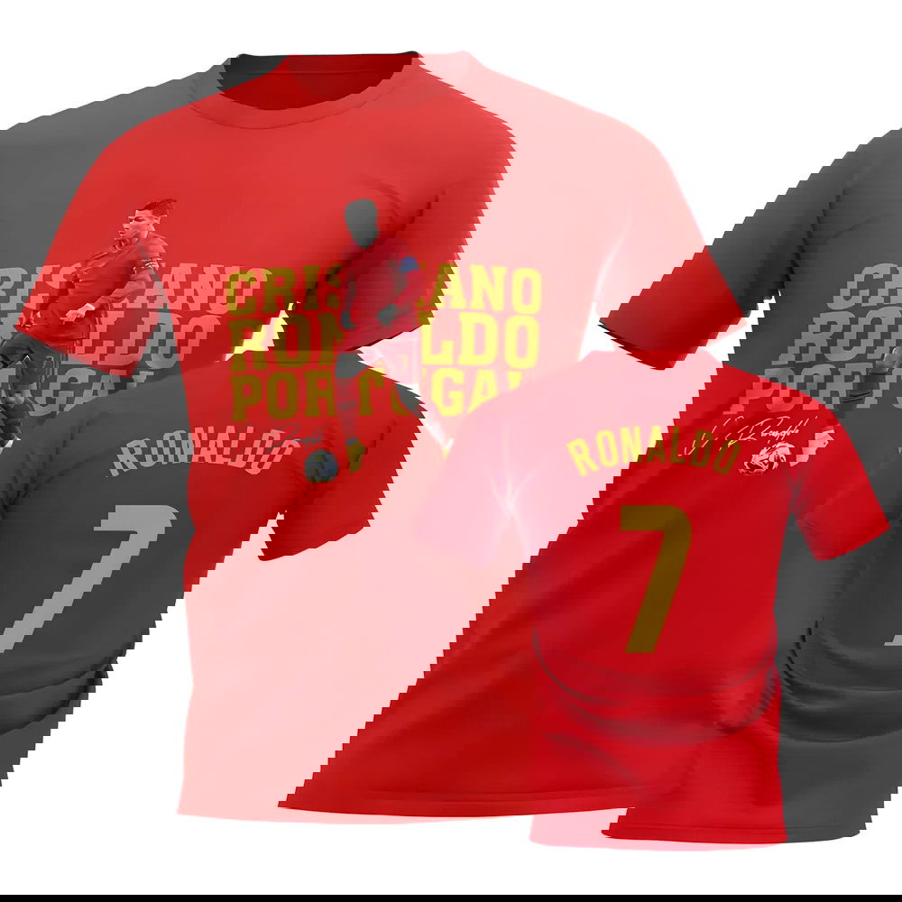 Cristiano Ronaldo Portugal Player Tee (Red)