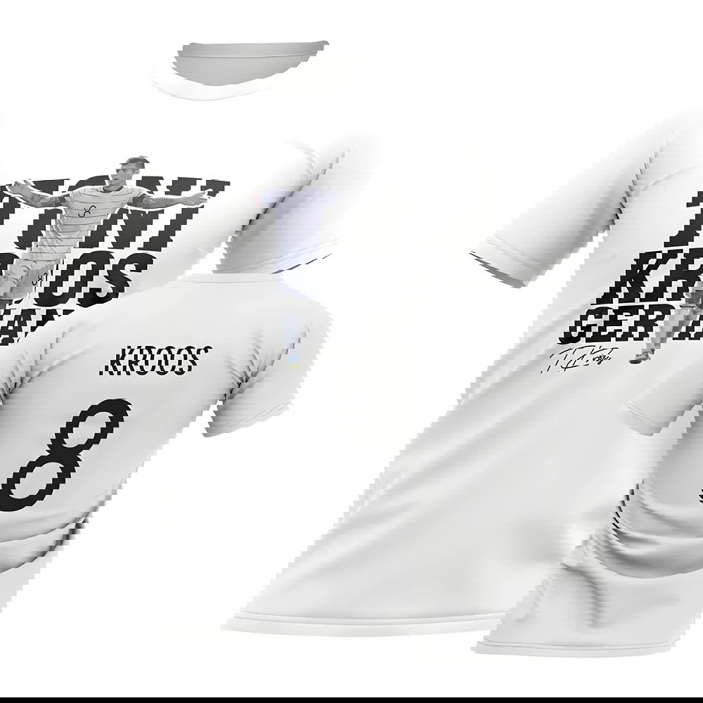 Toni Kroos Germany Player Tee (White)