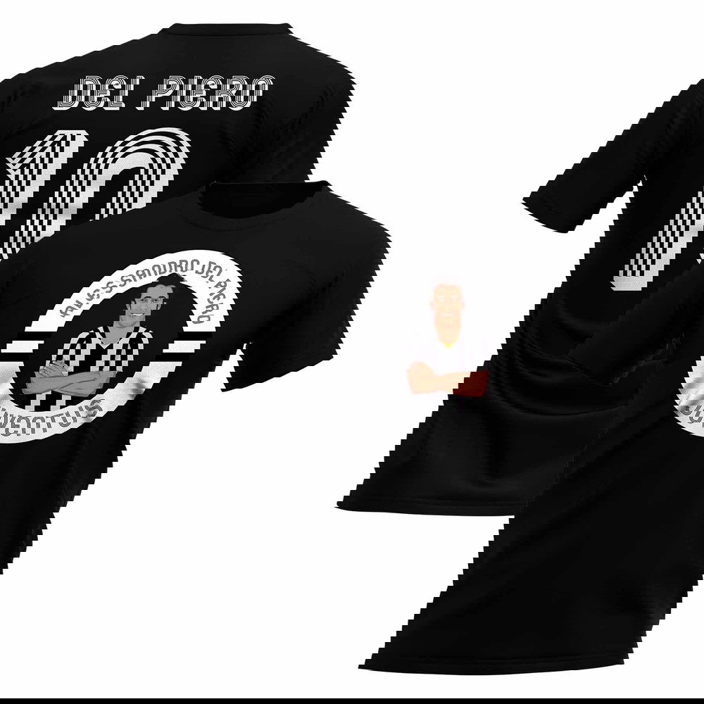 Alessandro Del Piero Illustration T-Shirt (Black)