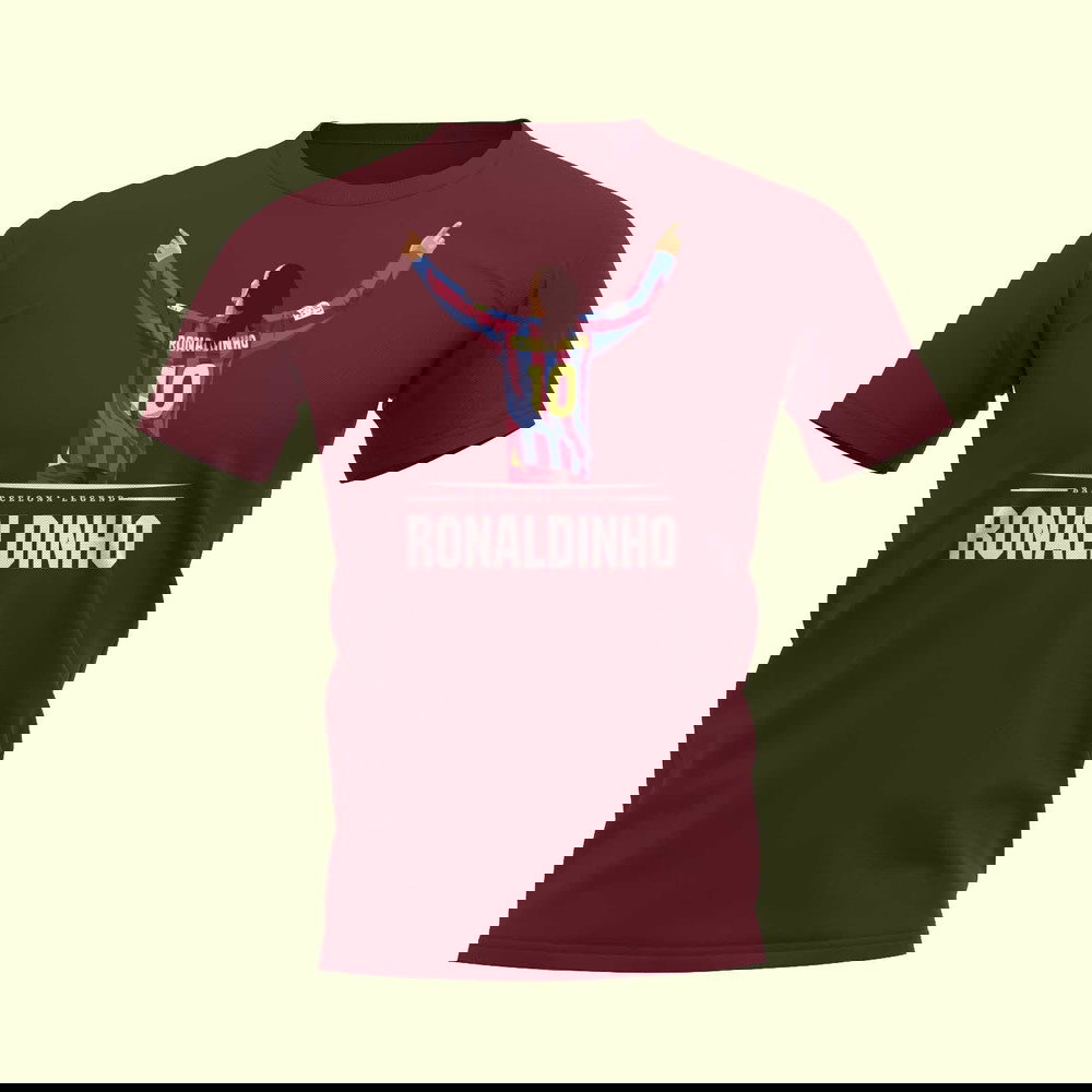 Ronaldinho Player T-Shirt (Maroon)