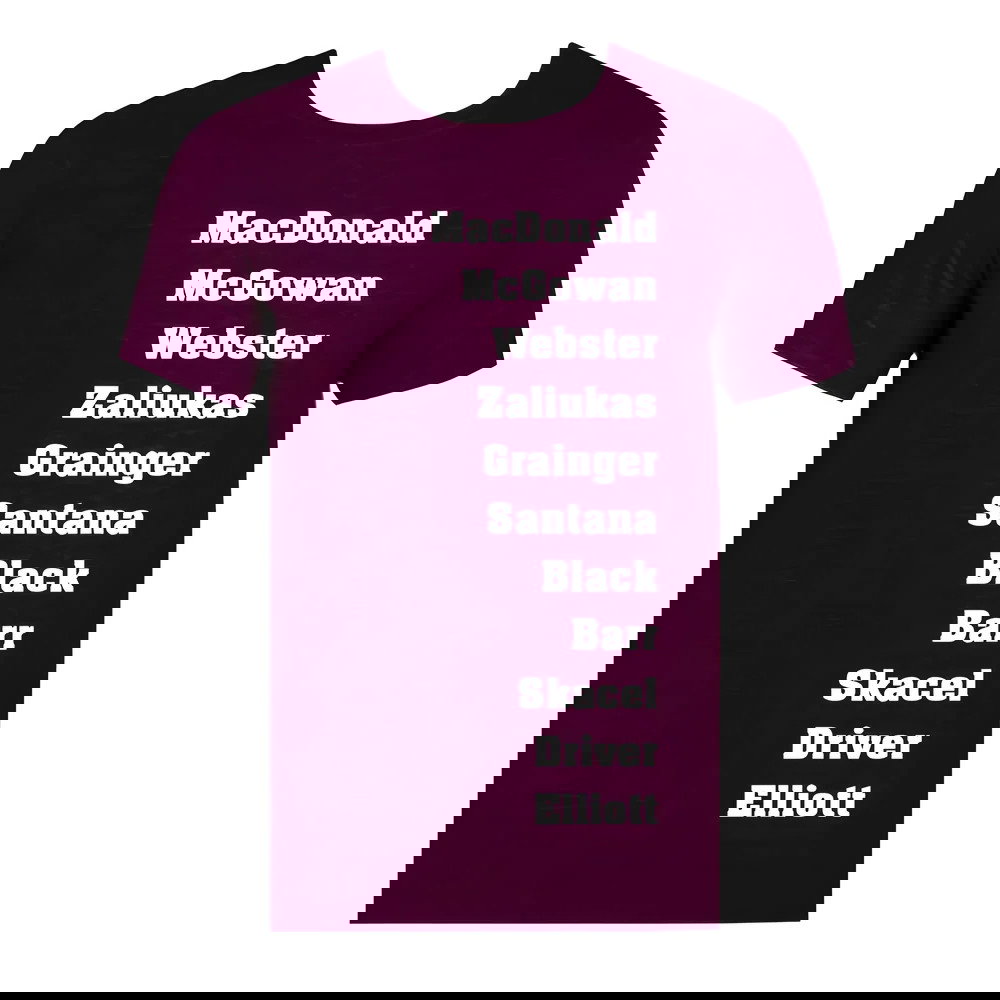 Hearts Favourite XI Tee (Maroon)