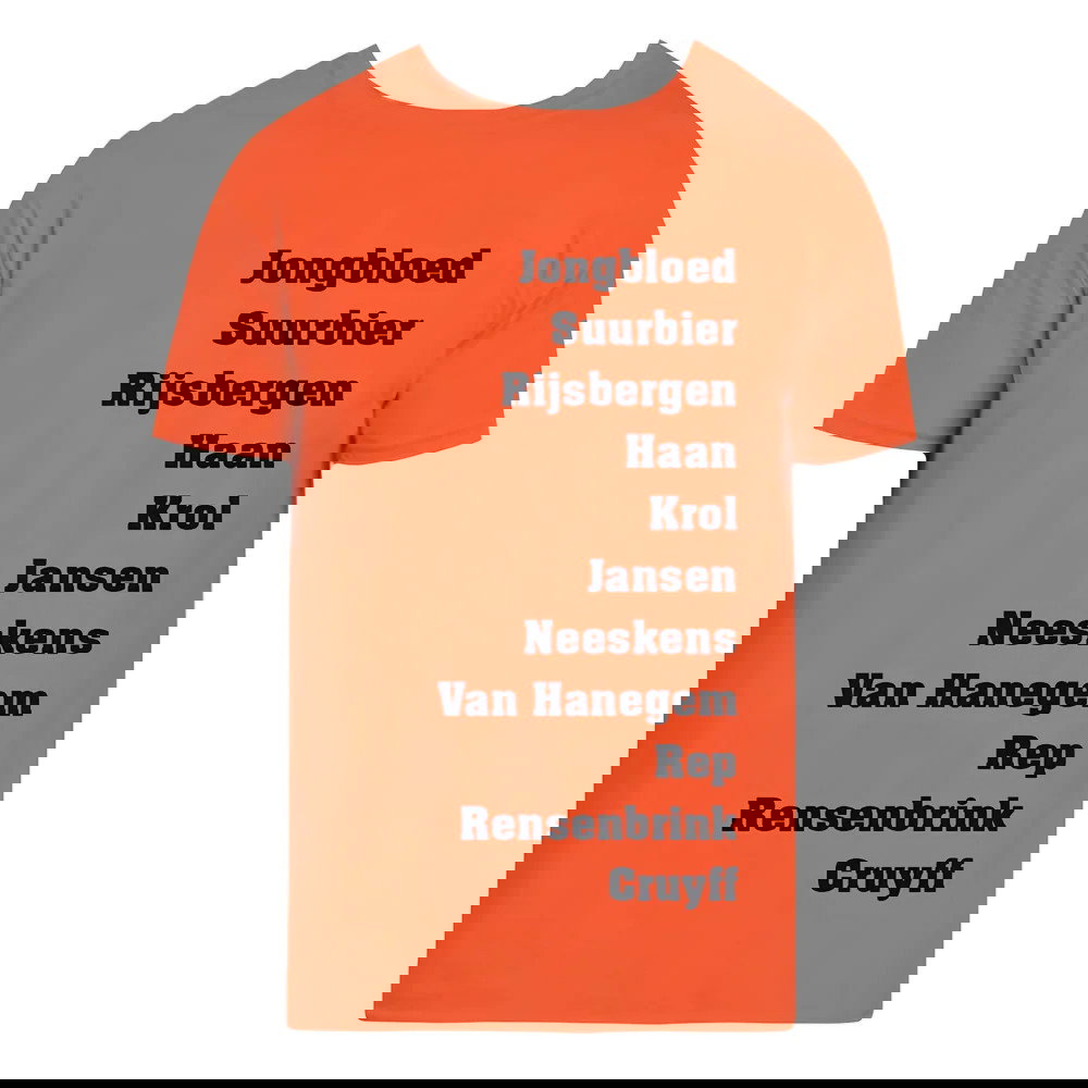 Holland Favourite XI Tee (Orange)