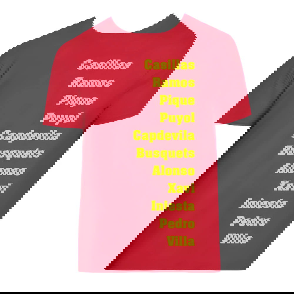 Spain Favourite XI Tee (Red)