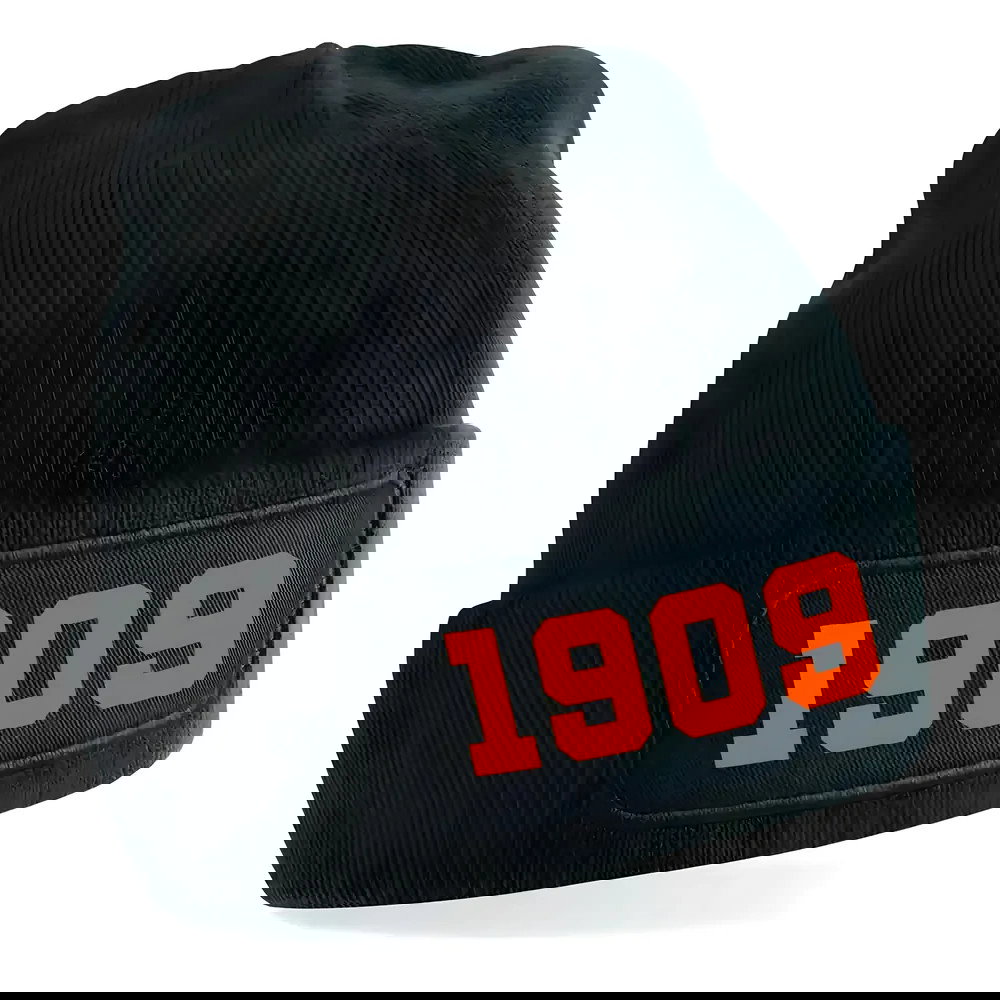 Dundee 1909 Football Beanie Hat (Black)