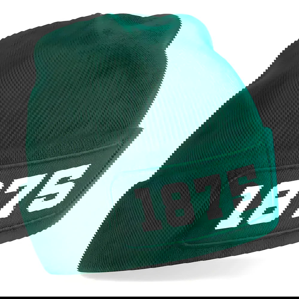 Edinburgh 1875 Football Beanie Hat (Green)