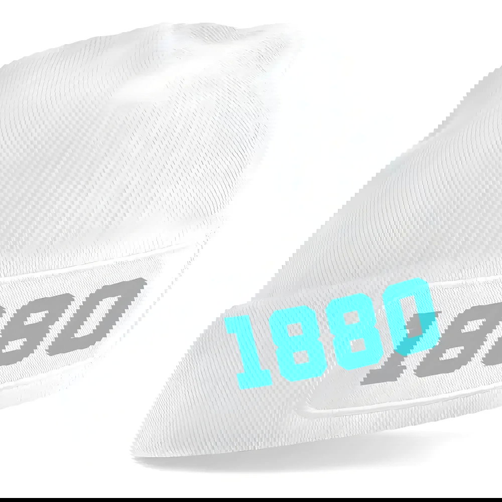 Manchester 1880 Football Beanie Hat (White)