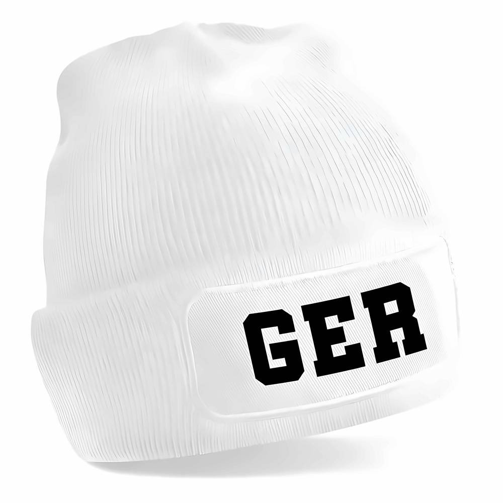 Germany National Football Beanie (White)