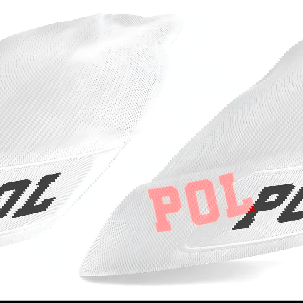 Poland National Football Beanie (White)