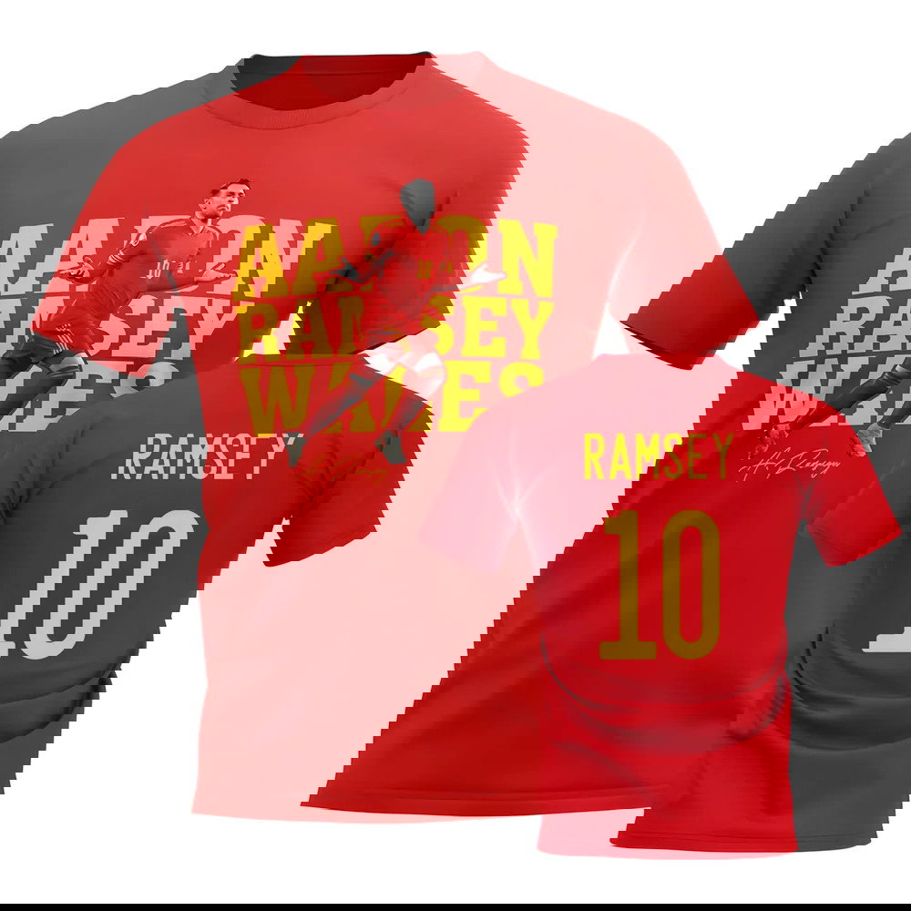 Aaron Ramsey Wales Player Tee (Red)