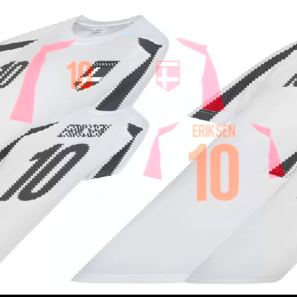 Denmark Sports Training Jersey (Eriksen 10)