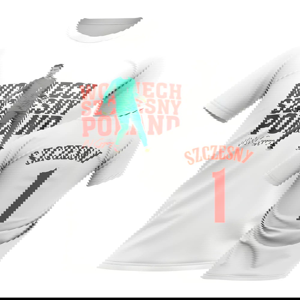 Wojciech Szczesny Poland Player Tee (White)