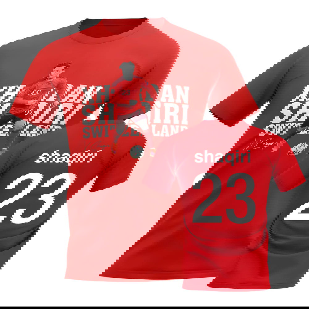 Xherdan Shaqiri Switzerland Player Tee (Red)