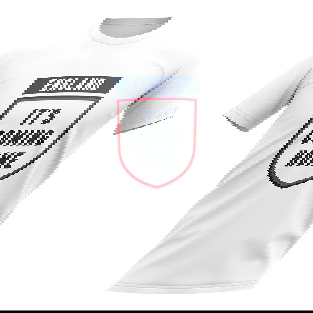England Its Coming Home T-Shirt - White