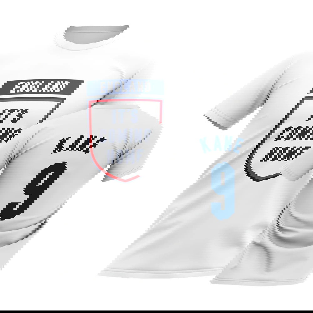 England Its Coming Home T-Shirt (Kane 9) - White